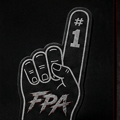 #1 Pasty Party Foam Finger — giant foam #1 hand